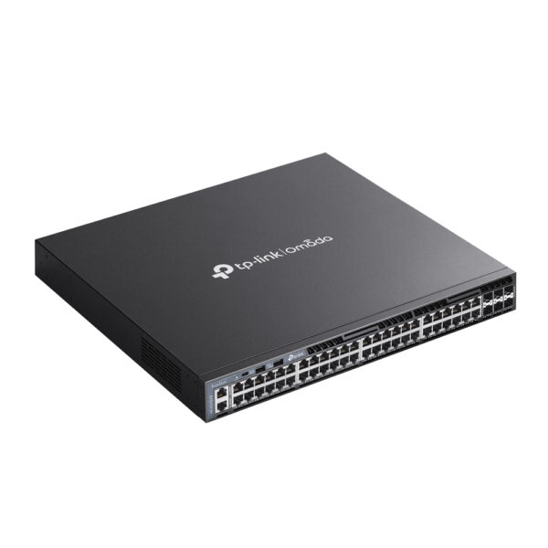 TP-Link Omada 48-Port Gigabit Stackable L3 Managed Switch with 6 10G TP-Link Omada 48-Port Gigabit Stackable L3 Managed Switch with 6 10G