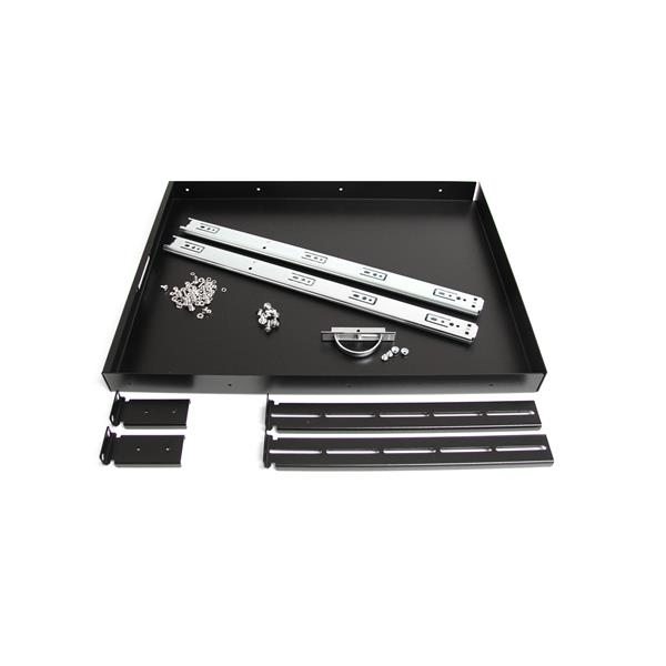 StarTech.com 1U Sliding Server Rack Mount Keyboard Shelf Tray, 55lbs StarTech.com 1U Sliding Server Rack Mount Keyboard Shelf Tray, 55lbs