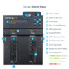 StarTech.com Standalone M.2 SATA & M.2 NVMe Duplicator and Eraser StarTech.com Standalone M.2 SATA & M.2 NVMe Duplicator and Eraser