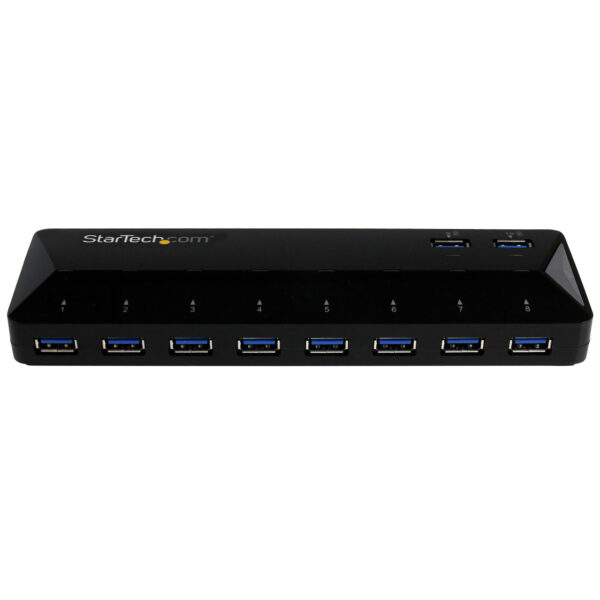 StarTech.com 10-Port USB 3.0 Hub with Charge and Sync Ports - 2 x StarTech.com 10-Port USB 3.0 Hub with Charge and Sync Ports - 2 x