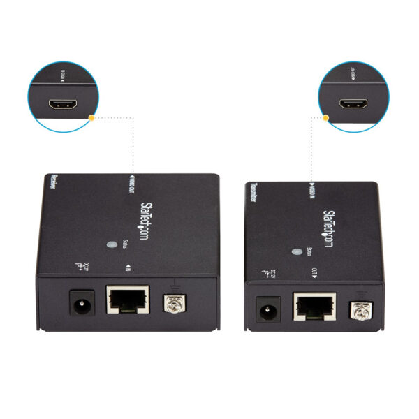 StarTech.com HDMI over CAT5e HDBaseT Extender - Power over Cable