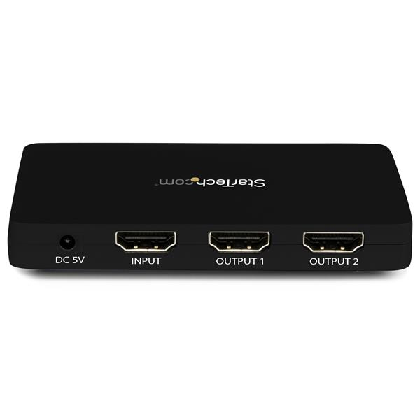 StarTech.com 4K HDMI 2-Port Video Splitter – 1x2 HDMI Splitter w