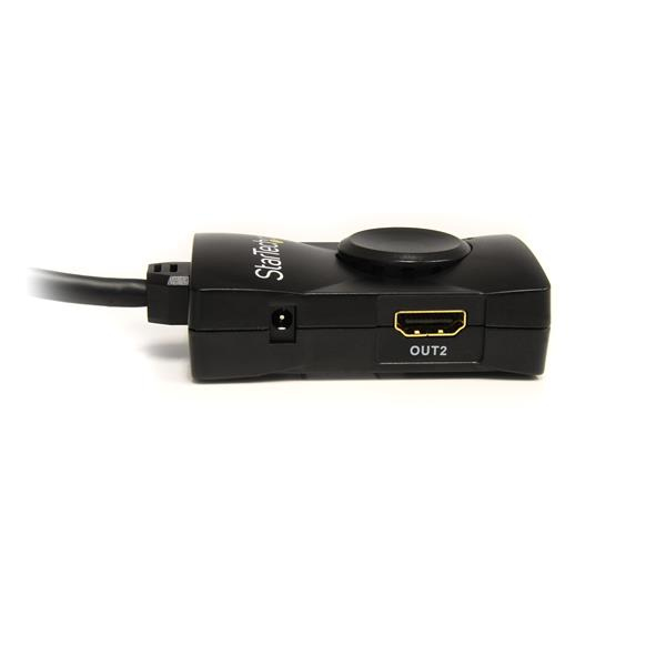 StarTech.com 2 Port HDMI Video Splitter with Audio - USB Powered