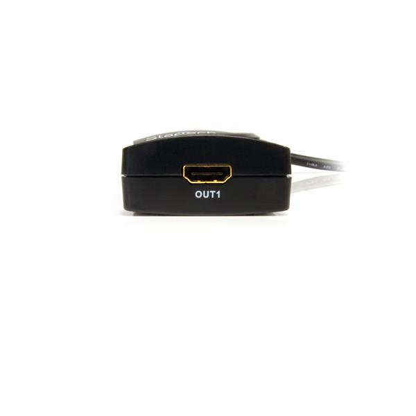 StarTech.com 2 Port HDMI Video Splitter with Audio - USB Powered