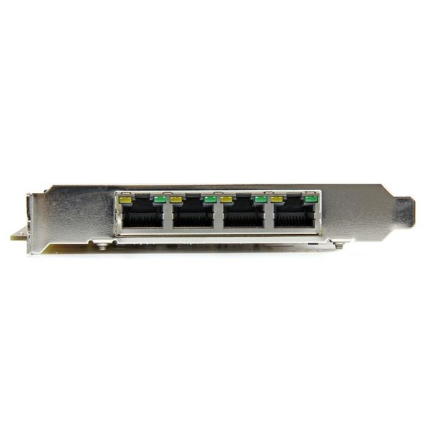 StarTech.com 4 Port Gigabit Power over Ethernet PCIe Network Card