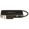 StarTech.com 4-Port Portable USB 2.0 Hub with Built-in Cable StarTech.com 4-Port Portable USB 2.0 Hub with Built-in Cable