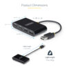 StarTech.com ST4200MINI2-USB-HUB interface hub USB 2.0 480 Mbit/s