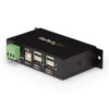 StarTech.com 4-Port USB 2.0 Hub - Metal Industrial USB-A Hub - Din StarTech.com 4-Port USB 2.0 Hub - Metal Industrial USB-A Hub - Din