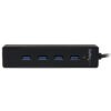 StarTech.com 4 Port Portable SuperSpeed USB 3.0 Hub with Built-in