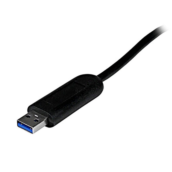 StarTech.com 4 Port Portable SuperSpeed USB 3.0 Hub with Built-in