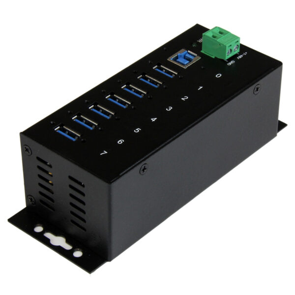 StarTech.com 7-Port Industrial USB 3.0 Hub with ESD Protection~7-Port