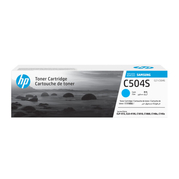 Samsung CLT-C504S Cyan Original Toner Cartridge Samsung CLT-C504S Cyan Original Toner Cartridge