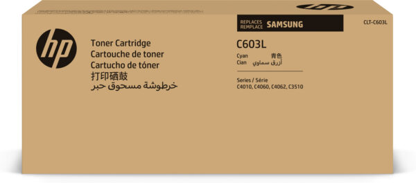 Samsung CLT-C603L High-Yield Cyan Original Toner Cartridge Samsung CLT-C603L High-Yield Cyan Original Toner Cartridge