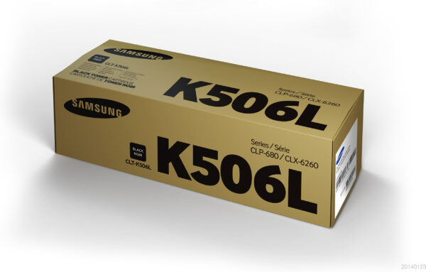 Samsung CLT-K506L High-Yield Black Original Toner Cartridge Samsung CLT-K506L High-Yield Black Original Toner Cartridge
