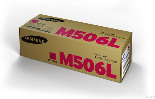 Samsung CLT-M506L High Yield Magenta Original Toner Cartridge Samsung CLT-M506L High Yield Magenta Original Toner Cartridge