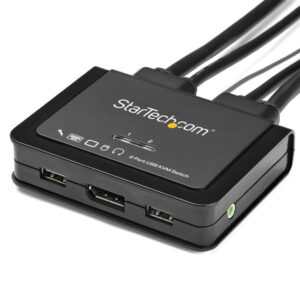 StarTech.com 2 Port DisplayPort KVM Switch - 4K 60Hz - Compact Dual StarTech.com 2 Port DisplayPort KVM Switch - 4K 60Hz - Compact Dual