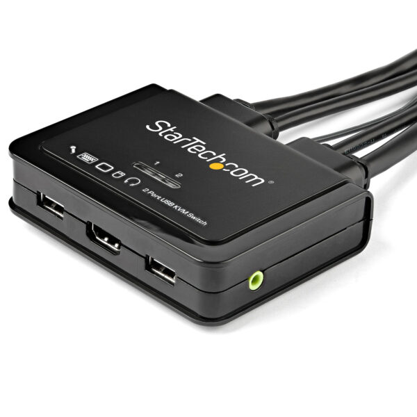StarTech.com 2 Port HDMI KVM Switch - 4K 60Hz - Compact Dual Port StarTech.com 2 Port HDMI KVM Switch - 4K 60Hz - Compact Dual Port