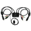 StarTech.com 2 Port USB HDMI Cable KVM Switch with Audio and Remote StarTech.com 2 Port USB HDMI Cable KVM Switch with Audio and Remote