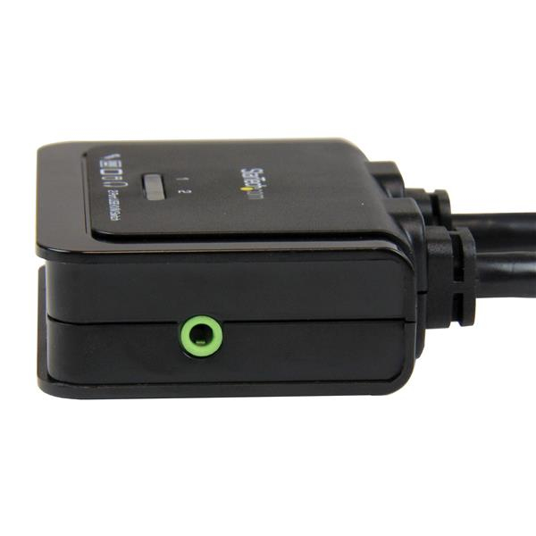 StarTech.com 2 Port USB HDMI Cable KVM Switch with Audio and Remote StarTech.com 2 Port USB HDMI Cable KVM Switch with Audio and Remote