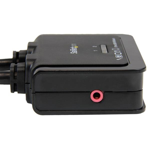 StarTech.com 2 Port USB HDMI Cable KVM Switch with Audio and Remote StarTech.com 2 Port USB HDMI Cable KVM Switch with Audio and Remote