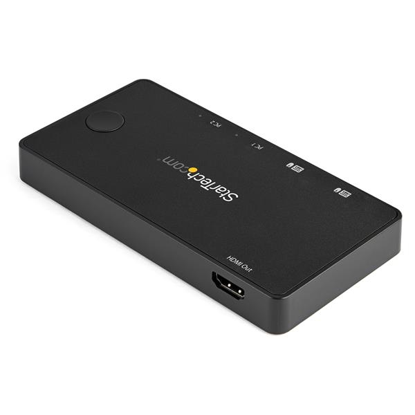 StarTech.com 2 Port USB C KVM Switch - 4K 60Hz HDMI - Compact Dual StarTech.com 2 Port USB C KVM Switch - 4K 60Hz HDMI - Compact Dual
