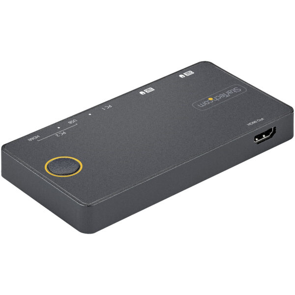 StarTech.com 2 Port Hybrid USB-A + HDMI & USB-C KVM Switch - Single StarTech.com 2 Port Hybrid USB-A + HDMI & USB-C KVM Switch - Single