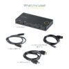 StarTech.com 2 Port Hybrid USB-A + HDMI & USB-C KVM Switch - Single StarTech.com 2 Port Hybrid USB-A + HDMI & USB-C KVM Switch - Single