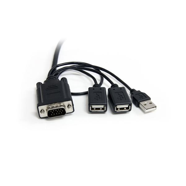 StarTech.com 2 Port USB VGA Cable KVM Switch w/ Remote Switching