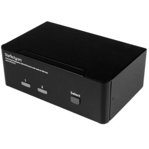 StarTech.com 2-Port DisplayPort Dual-Monitor KVM Switch - 4K 60Hz StarTech.com 2-Port DisplayPort Dual-Monitor KVM Switch - 4K 60Hz