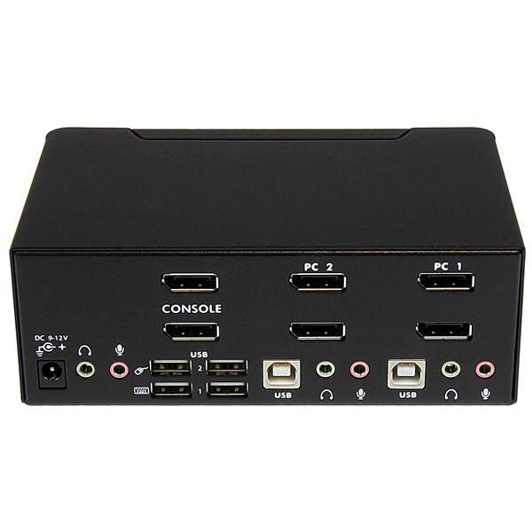 StarTech.com 2-Port DisplayPort Dual-Monitor KVM Switch - 4K 60Hz StarTech.com 2-Port DisplayPort Dual-Monitor KVM Switch - 4K 60Hz
