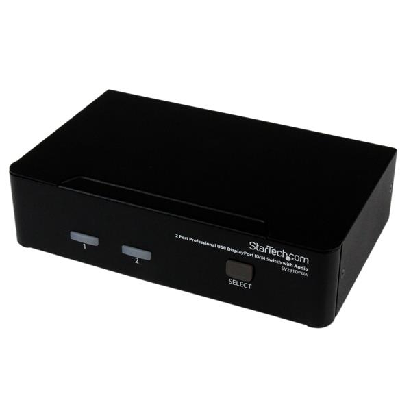 StarTech.com 2 Port Professional USB DisplayPort KVM Switch with Audio StarTech.com 2 Port Professional USB DisplayPort KVM Switch with Audio
