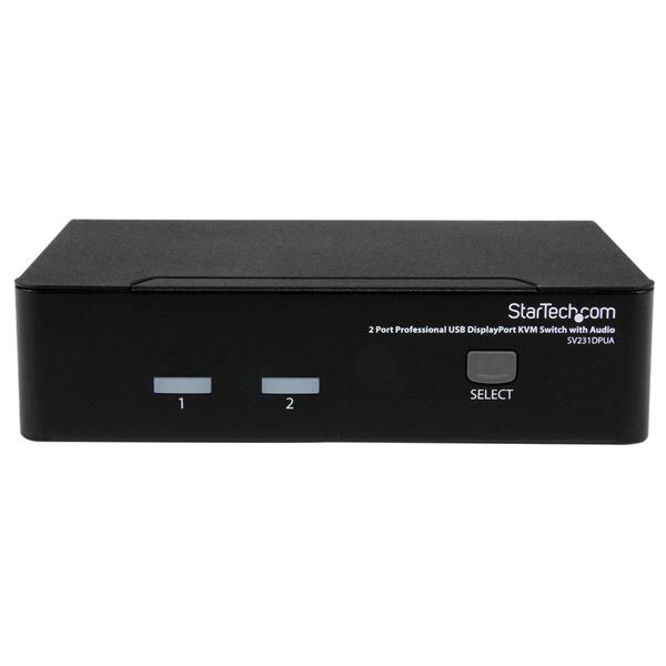 StarTech.com 2 Port Professional USB DisplayPort KVM Switch with Audio StarTech.com 2 Port Professional USB DisplayPort KVM Switch with Audio