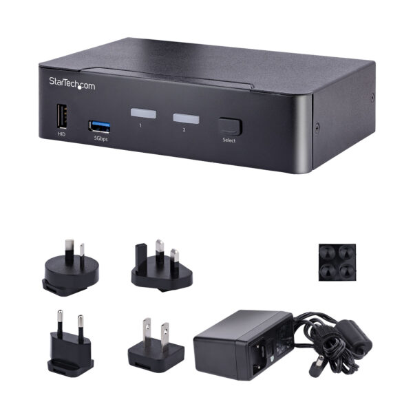StarTech.com SV231DPUCA KVM switch Black StarTech.com SV231DPUCA KVM switch Black