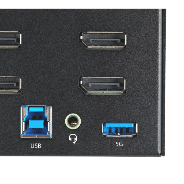 StarTech.com 2 Port Quad Monitor DisplayPort KVM Switch - 4K 60Hz UHD StarTech.com 2 Port Quad Monitor DisplayPort KVM Switch - 4K 60Hz UHD