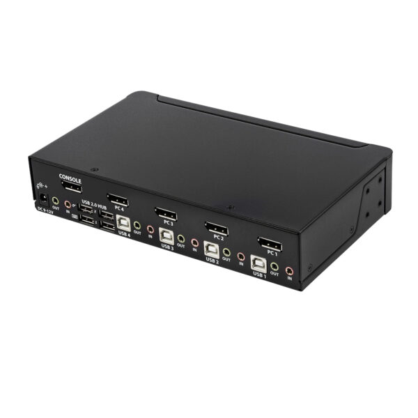 StarTech.com 4 Port DisplayPort KVM Switch - 4K 60Hz - Single Display StarTech.com 4 Port DisplayPort KVM Switch - 4K 60Hz - Single Display