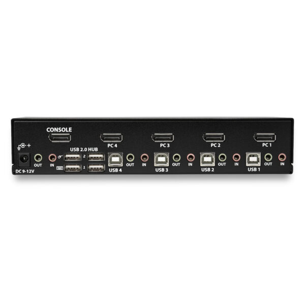 StarTech.com 4 Port DisplayPort KVM Switch - 4K 60Hz - Single Display StarTech.com 4 Port DisplayPort KVM Switch - 4K 60Hz - Single Display