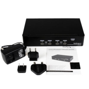 StarTech.com 4 Port USB DisplayPort KVM Switch with Audio StarTech.com 4 Port USB DisplayPort KVM Switch with Audio
