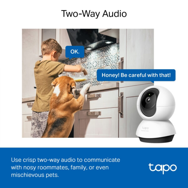 TP-Link Tapo Pan/Tilt AI Home Security Wi-Fi Camera TP-Link Tapo Pan/Tilt AI Home Security Wi-Fi Camera