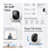 TP-Link Tapo Pan/Tilt AI Home Security Wi-Fi Camera SPEC: 3K 5MP TP-Link Tapo Pan/Tilt AI Home Security Wi-Fi Camera SPEC: 3K 5MP