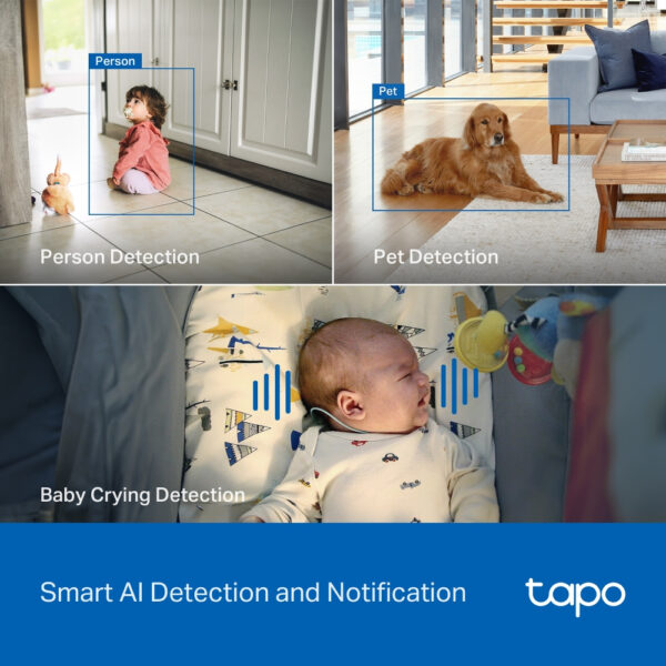 TP-Link Tapo Pan/Tilt AI Home Security Wi-Fi Camera TP-Link Tapo Pan/Tilt AI Home Security Wi-Fi Camera