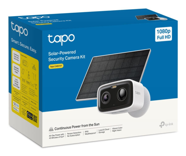 TP-Link Tapo C400 KIT Box IP security camera Outdoor 1920 x 1080 TP-Link Tapo C400 KIT Box IP security camera Outdoor 1920 x 1080