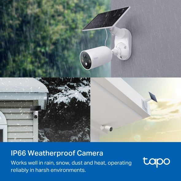 TP-Link Tapo Solar-Powered Security Camera Kit 1 × C425, 1 × A201 TP-Link Tapo Solar-Powered Security Camera Kit 1 × C425, 1 × A201