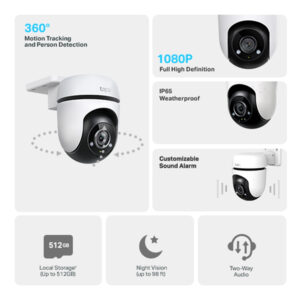 TP-Link Tapo Outdoor Pan/Tilt Security Wi-Fi Camera TP-Link Tapo Outdoor Pan/Tilt Security Wi-Fi Camera