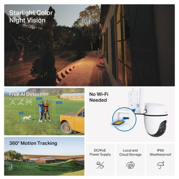 TP-Link Outdoor Pan/Tilt 4G LTE Camera TP-Link Outdoor Pan/Tilt 4G LTE Camera
