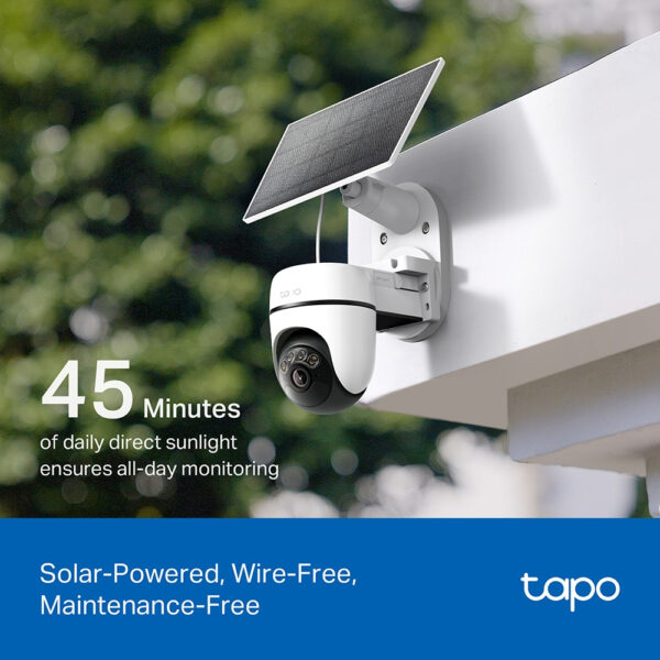 TP-Link Tapo Solar-Powered Pan/Tilt Security Camera Kit TP-Link Tapo Solar-Powered Pan/Tilt Security Camera Kit