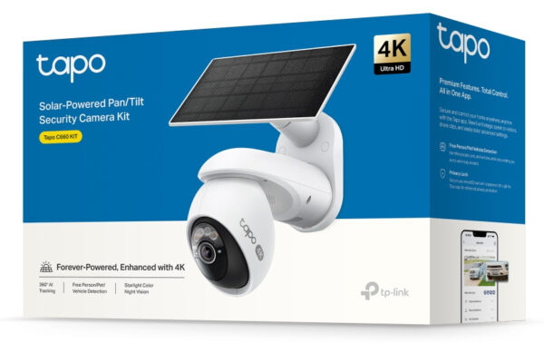 TP-Link Tapo Solar-Powered Pan/Tilt Security Camera Kit TP-Link Tapo Solar-Powered Pan/Tilt Security Camera Kit