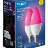 TP-Link Tapo L430C LED bulb Multi 6500 K 4.8 W E14 F TP-Link Tapo L430C smart lighting Smart bulb Wi-Fi/Bluetooth 40 W
