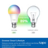 TP-Link Tapo Smart WiFi Light Bulb, Multicolor TP-Link Tapo Smart WiFi Light Bulb, Multicolor