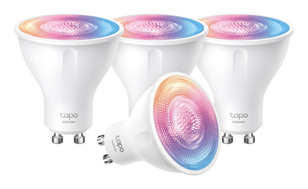 TP-Link Tapo Smart Wi-Fi Spotlight, Dimmable, 4-Pack