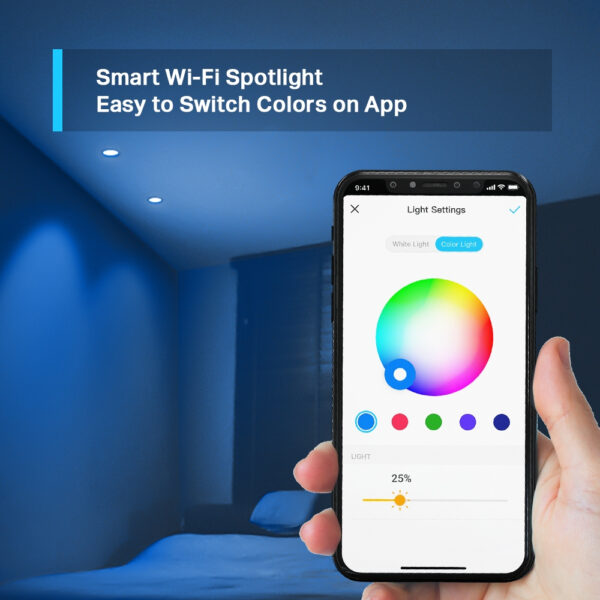 TP-Link Tapo Smart Wi-Fi Spotlight, Dimmable, 4-Pack